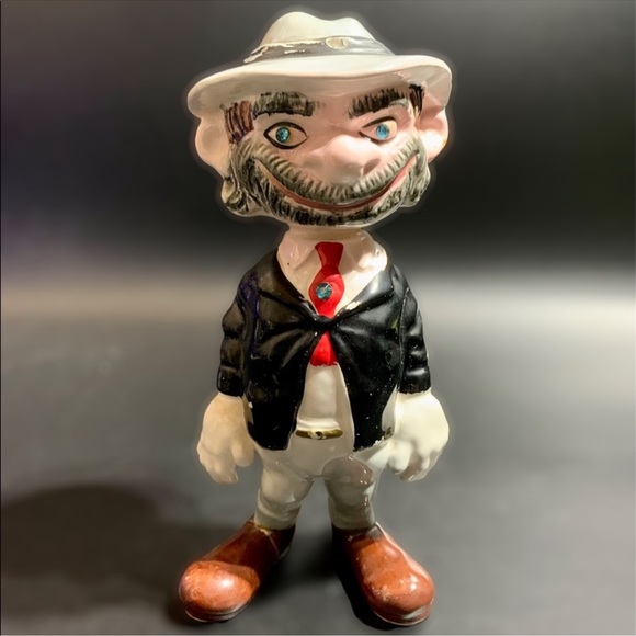 Creepy 7” Tall Kreiss Vintage Collectable Psycho Ceramic Man Figurine *RARE*